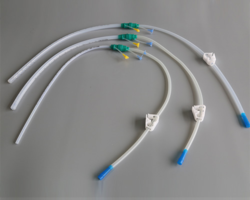 Double drainage tube